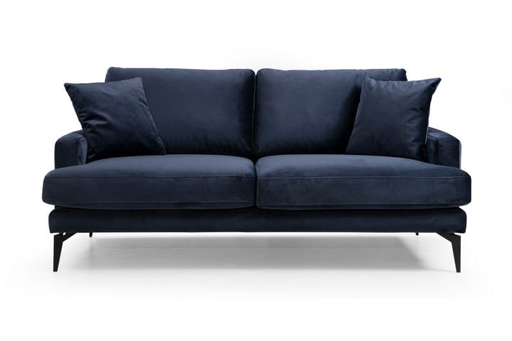 2:n ist Sohva Naiomy - Sininen - Huonekalut - Sohvat - 3:n istuttava sohva