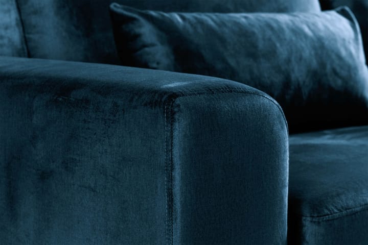 Samettisohva Haga 2:n ist - Sininen - Huonekalut - Sohvat - 2:n istuttava sohva