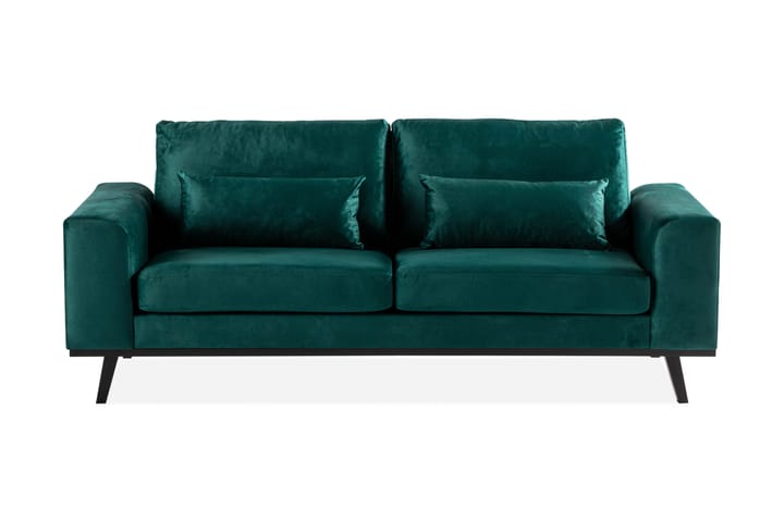 Samettisohva Haga 2:n ist - Vihreä - Huonekalut - Sohvat - 2:n istuttava sohva