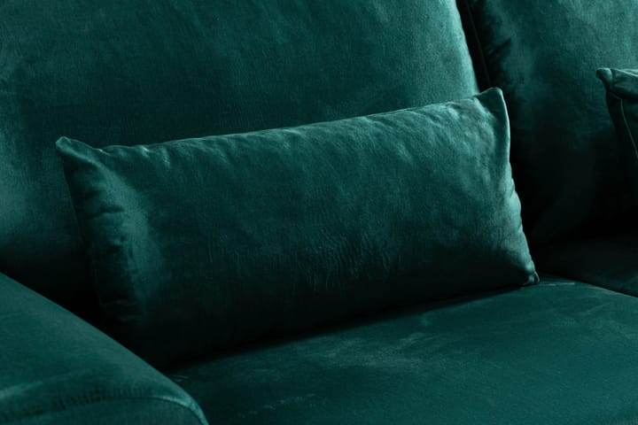 Samettisohva Haga 2:n ist - Vihreä - Huonekalut - Sohvat - 2:n istuttava sohva