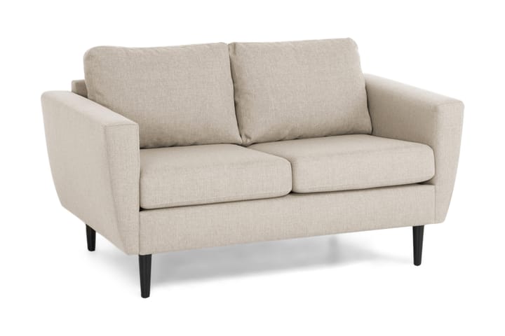 Sohva Hudson 2:n ist - Beige/Musta - Huonekalut - Sohvat - 2:n istuttava sohva