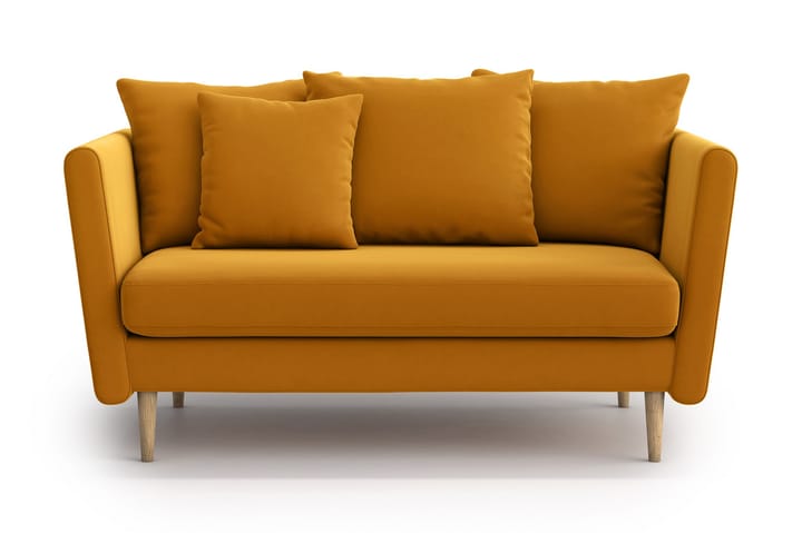 Sohva Malanie 2:n ist - Keltainen - Huonekalut - Sohvat - 2:n istuttava sohva