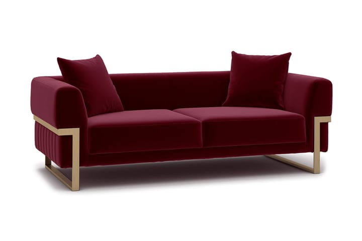 Sohva Mangamuka 2:n ist - Punainen - Huonekalut - Sohvat - 2:n istuttava sohva