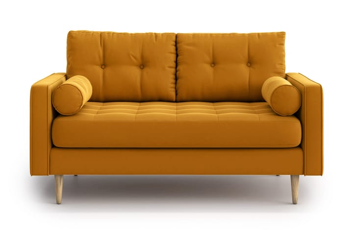 Sohva Stephanie 2:n ist - Keltainen - Huonekalut - Sohvat - 2:n istuttava sohva