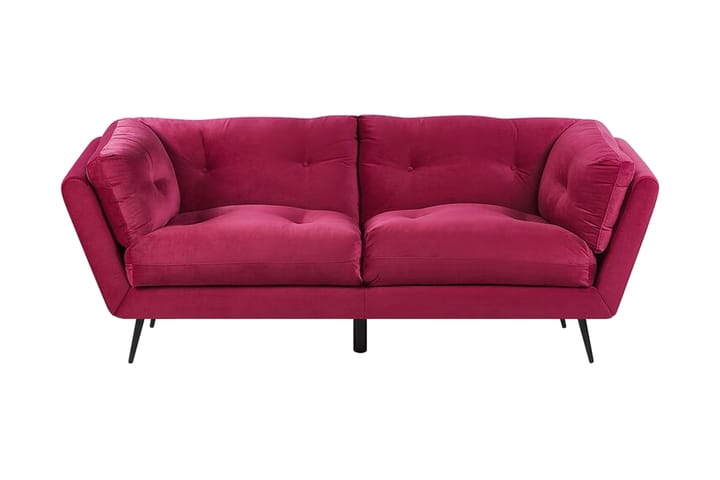 3:n ist Sohva Evenes - Sametti/viininpunainen - Huonekalut - Sohvat - 2:n istuttava sohva