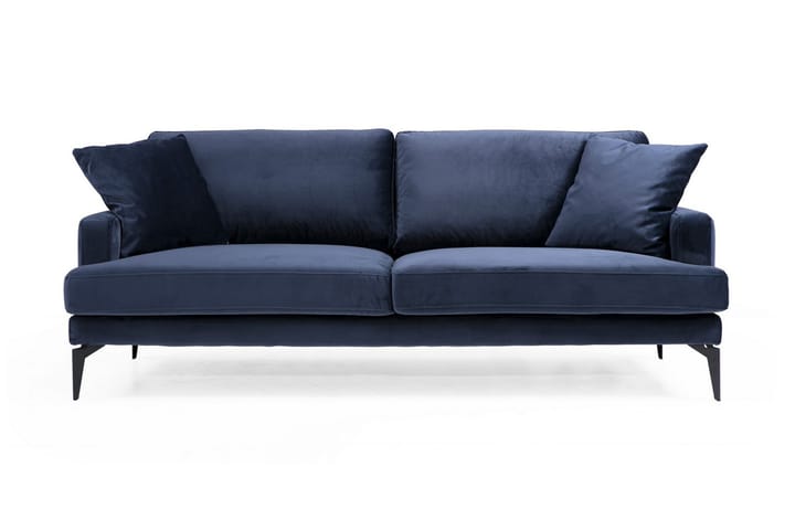 3:n ist Sohva Getson - Sininen - Huonekalut - Sohva - 3:n istuttava sohva