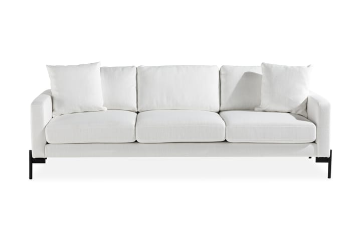 3:n ist Sohva Ljuvlig koristetyynyillä - Valkoinen - Huonekalut - Sohva - 3:n istuttava sohva