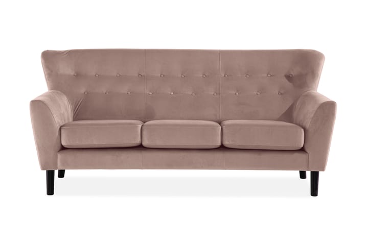 3:n ist Sohva Tulay - Vaaleanpunainen - Huonekalut - Sohvat - 3:n istuttava sohva