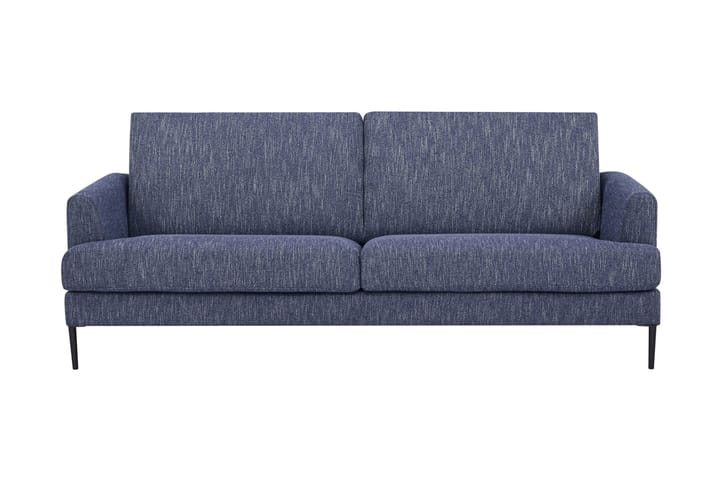 Sohva 3:n ist Sininen / Musta - Huonekalut - Sohva - 3:n istuttava sohva