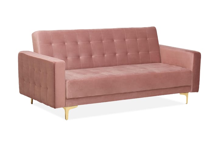 Sohva Aberdeen 2-4:n ist - Vaaleanpunainen - Huonekalut - Sohvat - 4:n istuttava sohva
