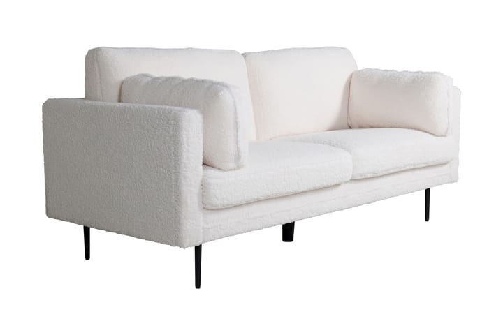 Sohva Arianos 3:n ist Teddy - Valkoinen - Huonekalut - Sohvat - 3:n istuttava sohva