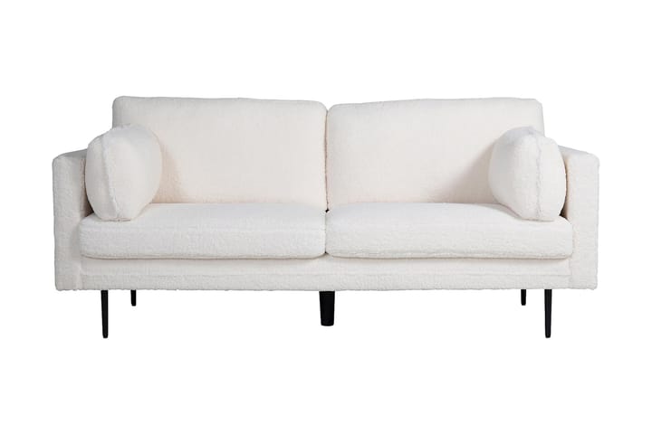 Sohva Arianos 3:n ist Teddy - Valkoinen - Huonekalut - Sohva - 3:n istuttava sohva