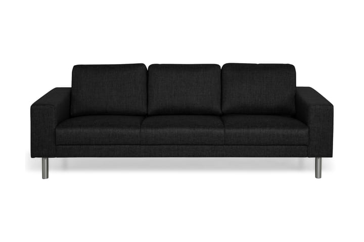 Sohva Erstavik 3:n ist - Musta - Huonekalut - Sohva - 3:n istuttava sohva