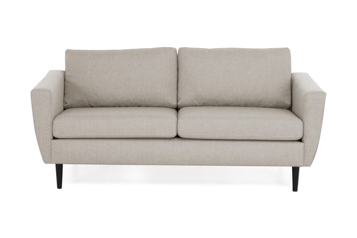 Sohva Hudson 3:n ist - Beige/Musta - Huonekalut - Sohvat - 3:n istuttava sohva