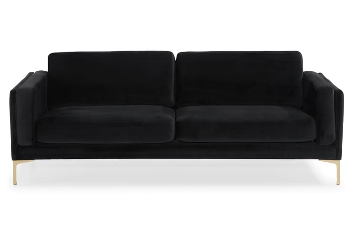 Sohva Jankin 3:n ist - Musta - Huonekalut - Sohva - 3:n istuttava sohva