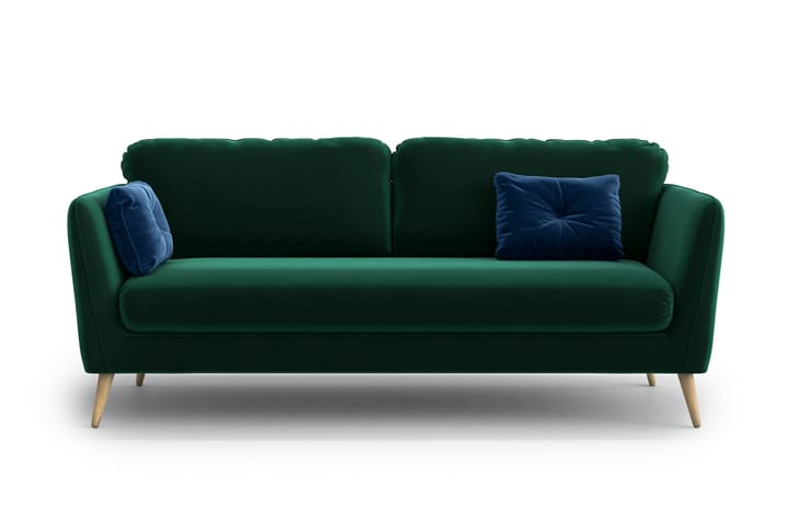 Sohva Joesph 3:n ist - Vihreä - Huonekalut - Sohva - 3:n istuttava sohva