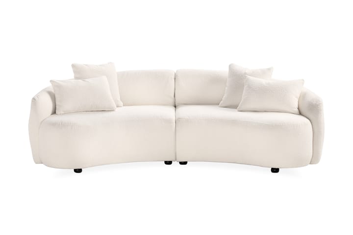 Sohva Kaareva Lesath 3:n ist - Valkoinen - Huonekalut - Sohva - 3:n istuttava sohva