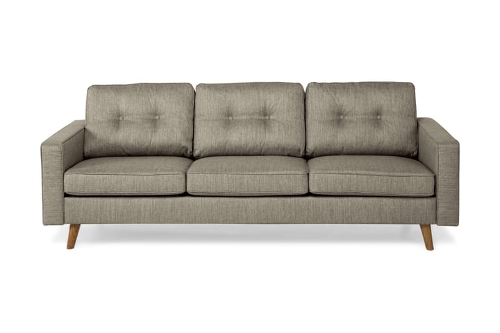 Sohva Miller 3:n ist - Harmaanruskea - Huonekalut - Sohva - 3:n istuttava sohva