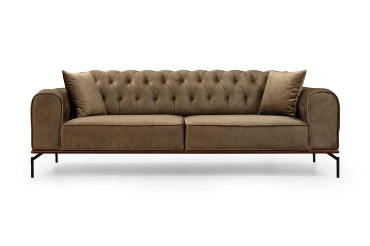 Sohva Petone 3:n ist - Vihreä - Huonekalut - Sohvat - 3:n istuttava sohva