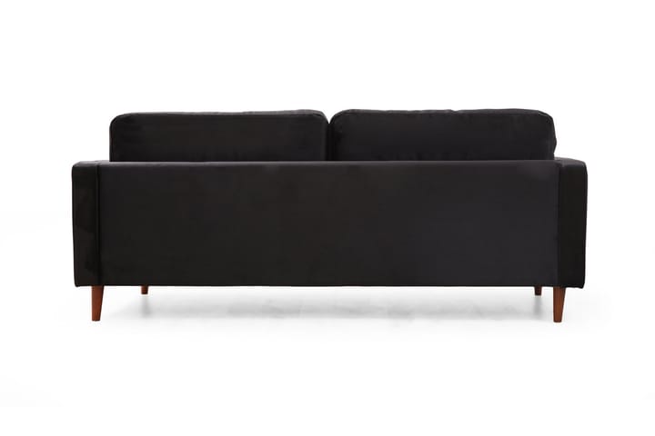 Sohva Puento 3:n ist - Musta - Huonekalut - Sohvat - 3:n istuttava sohva