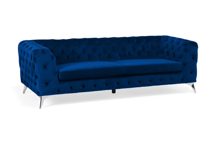 Sohva Sotra 2-4:n ist - Sininen - Huonekalut - Sohvat - 4:n istuttava sohva