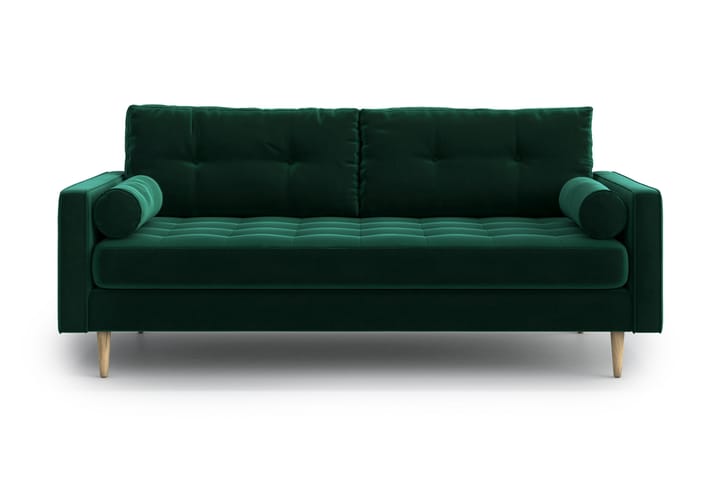 Sohva Stephanie 3:n ist - Vihreä - Huonekalut - Sohvat - 3:n istuttava sohva