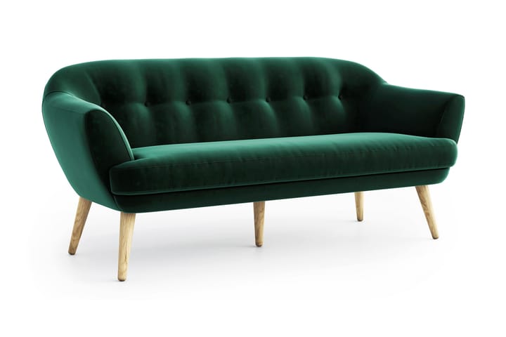 Sohva Xiao 3:n ist - Vihreä - Huonekalut - Sohvat - 3:n istuttava sohva