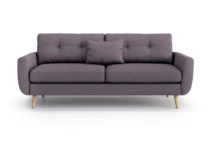 Sohva Yordan 3:n ist - Violetti - Huonekalut - Sohvat - 3:n istuttava sohva