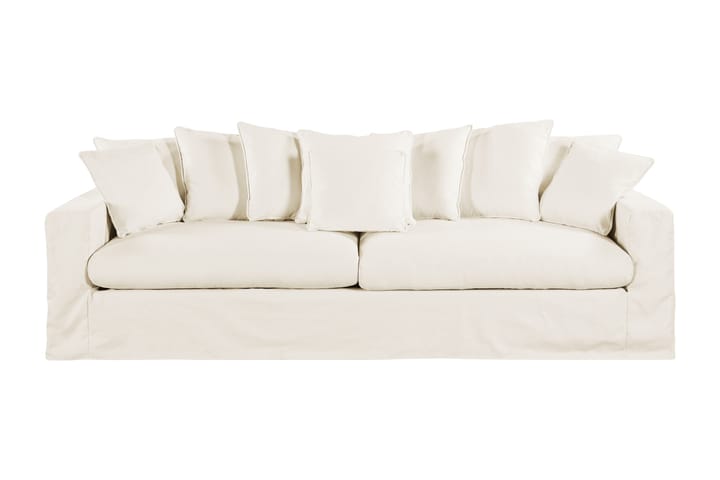 Sohva Sami Lyx 4:n ist - Valkoinen - Huonekalut - Sohva - 4:n istuttava sohva
