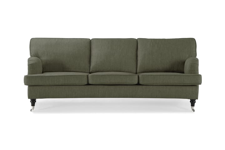 3:n ist Sohva Oxford Classic Kaareva - Tummanvihreä - Huonekalut - Sohva - 3:n istuttava sohva