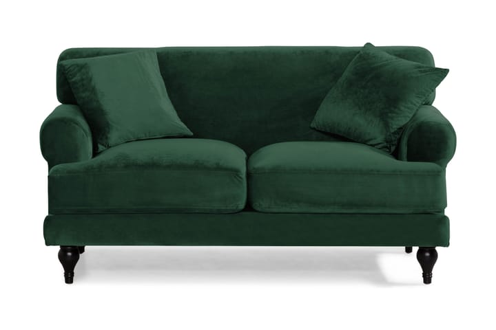Samettisohva Webb 2:n ist - Tummanvihreä - Huonekalut - Sohvat - 2:n istuttava sohva