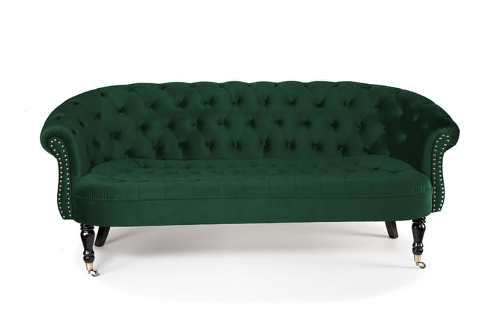Sohva Chester Ludovic 3:n ist - Tummanvihreä - Huonekalut - Sohva - Howard-sohvat