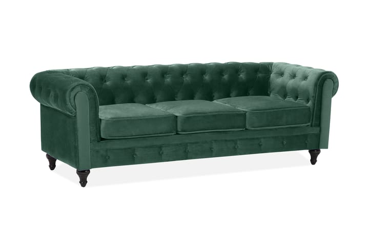 Sohva Chesterfield 3:n ist - Vihreä - Huonekalut - Sohva - Howard-sohvat