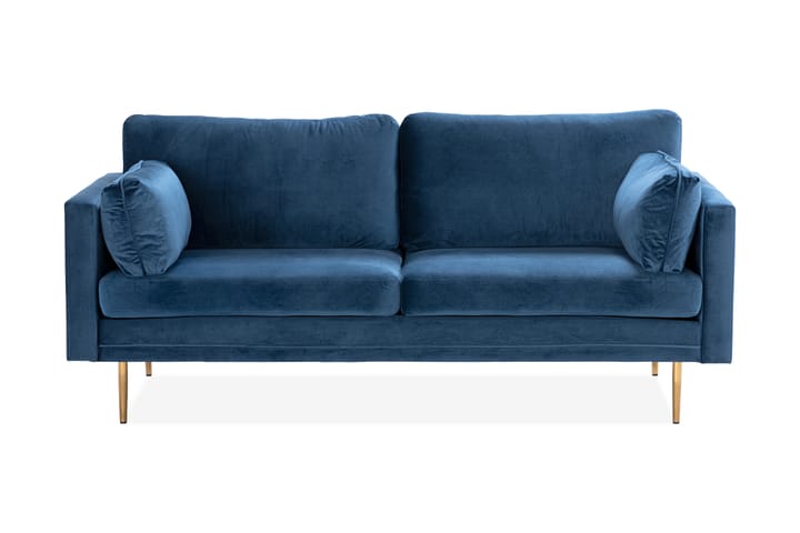 Samettisohva Arianos 3:n ist - Sininen - Huonekalut - Sohva - 3:n istuttava sohva