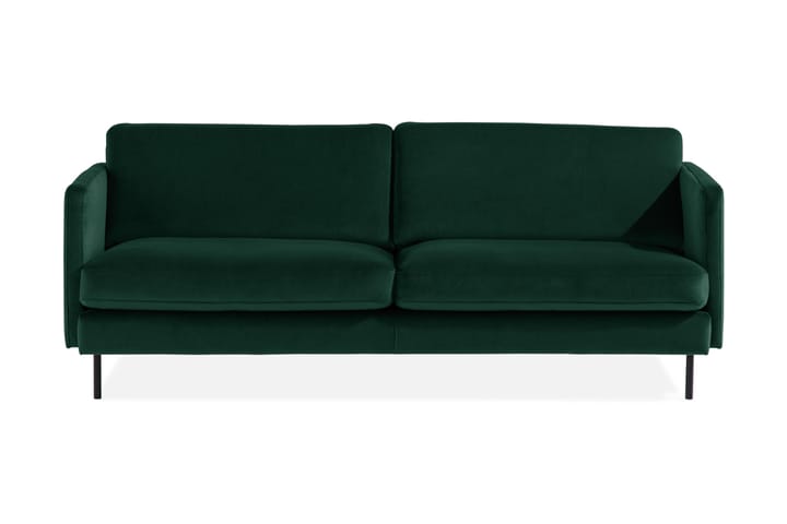 Samettisohva Elion 3:n ist - Vihreä - Huonekalut - Sohvat - 3:n istuttava sohva
