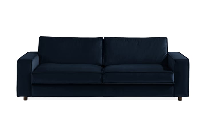 Samettisohva Leonora 4:n ist - Sininen - Huonekalut - Sohvat - 3:n istuttava sohva