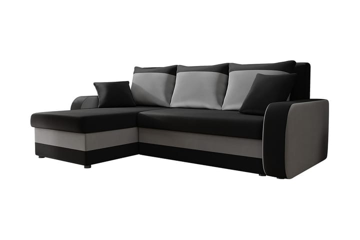 Kulmavuodesohva Nyarp M - Musta - Huonekalut - Sohvat - 3:n istuttava sohva