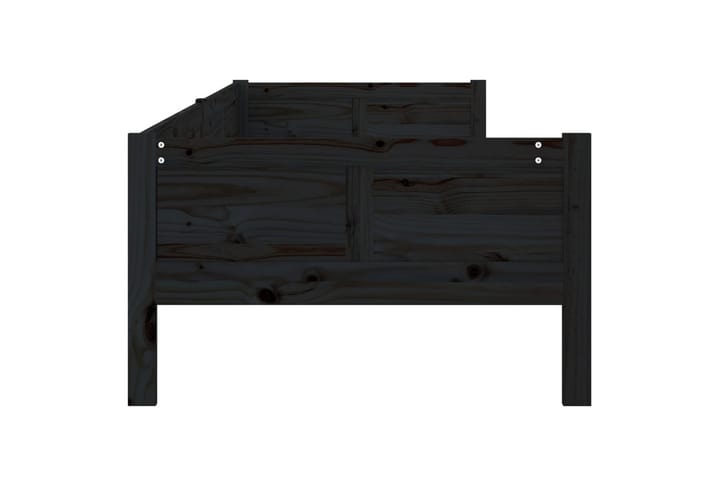 Sohvasänky musta täysi mänty 80x200 cm - Musta - Huonekalut - Sohva - Vuodesohva