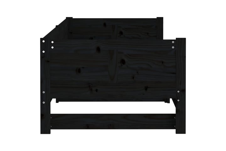 Sohvasänky ulosvedettävä musta täysi mänty 2x (90x190) cm - Musta - Huonekalut - Sohva - Vuodesohva