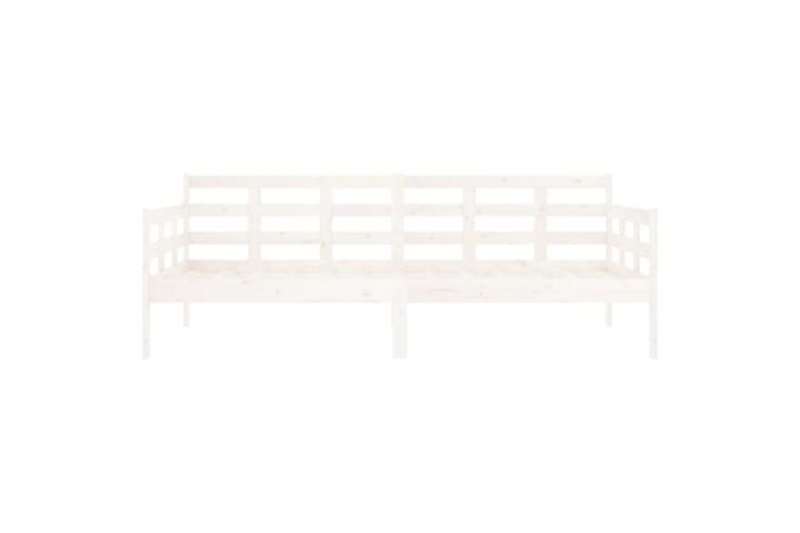 Sohvasänky valkoinen täysi mänty 90x190 cm - Valkoinen - Huonekalut - Sohva - Vuodesohva