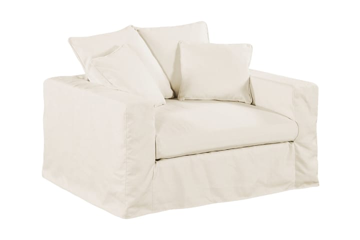 Sohva Sami Lyx 2:n ist - Valkoinen - Huonekalut - Sohva - 2:n istuttava sohva