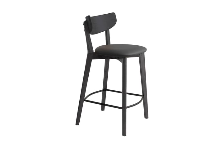 Baarituoli Robertos - Musta - Huonekalut - Tuoli & nojatuoli - Ruokapöydän tuolit