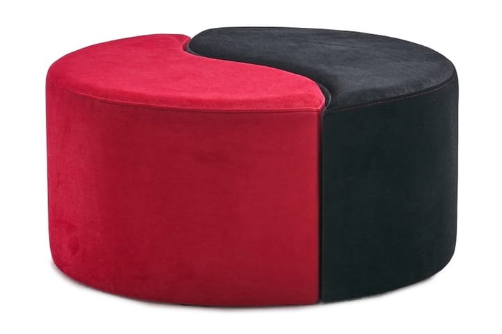 Istuinrahi Auxois - Punainen/Musta - Huonekalut - Tuoli & nojatuoli - Jakkara & jalkarahi - Säkkirahi
