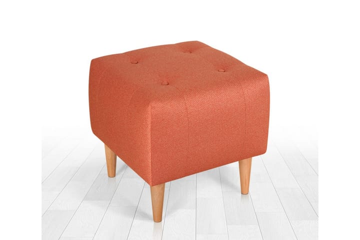 Istuinrahi Hancock 43 cm - Oranssi - Huonekalut - Tuoli & nojatuoli - Jakkara & jalkarahi - Säkkirahi