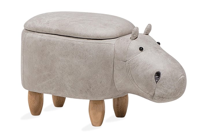 Istuinrahi Hippo 32 cm - Harmaa - Huonekalut - Tuoli & nojatuoli - Jakkara & jalkarahi - Rahi