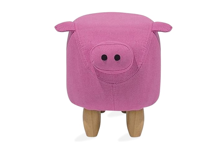 Istuinrahi Piggy 50 cm - Vaaleanpunainen - Huonekalut - Tuolit - Jakkara & jalkarahi