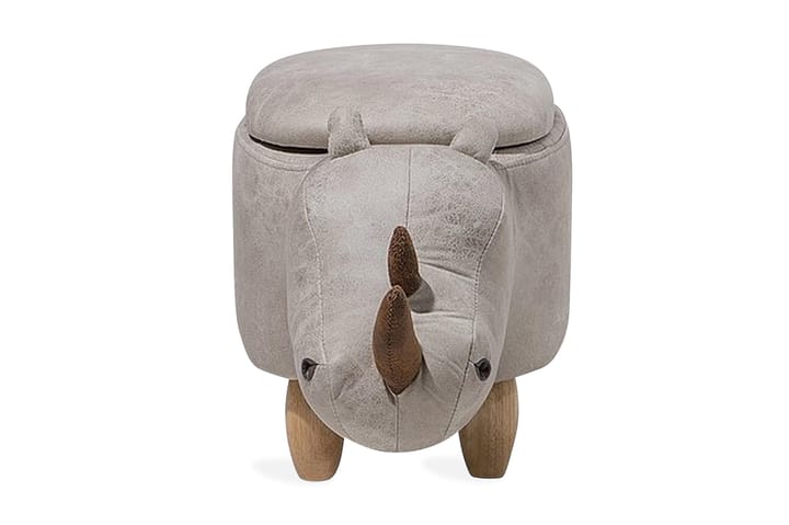 Istuinrahi Rhino 60 cm - Harmaa - Huonekalut - Tuoli & nojatuoli - Jakkara & jalkarahi