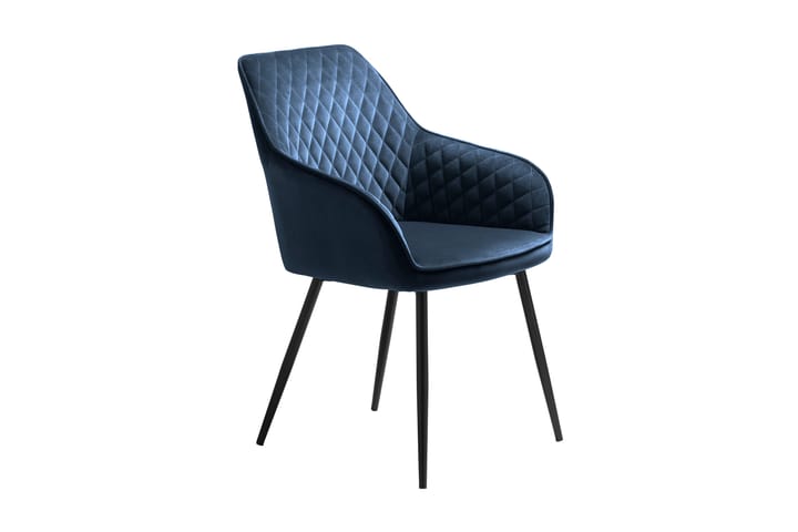 Karmituoli Iniesta - Sininen - Huonekalut - Tuoli & nojatuoli - Ruokapöydän tuolit