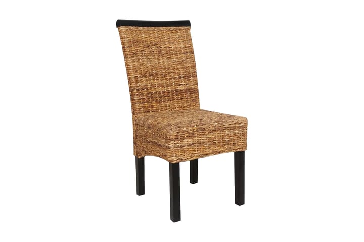 Ruokapöydän tuolit 2 kpl manilla ja täysi mangopuu - Ruskea - Huonekalut - Tuolit - Käsinojallinen tuoli