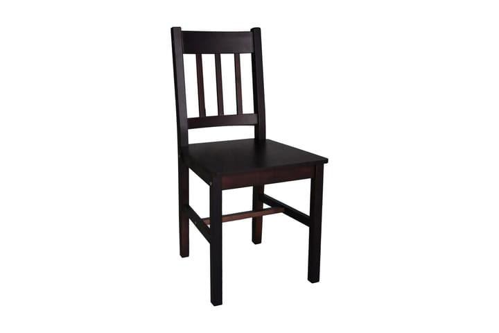 Ruokapöydän tuolit 2 kpl ruskea mänty - Ruskea - Huonekalut - Tuoli & nojatuoli - Käsinojallinen tuoli
